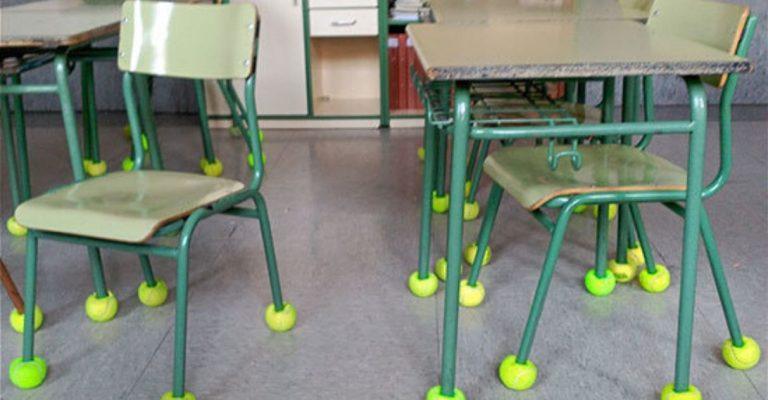 Escola coloca bolinhas de Tênis em cadeiras para ajudar menino com autismo - Papo de Pai
