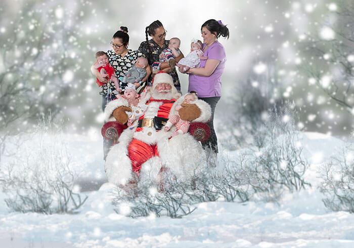 Fotógrafos organizam ensaio especial de Natal para crianças em hospitais, pois para alguns pode ser o último - Papo de Pai